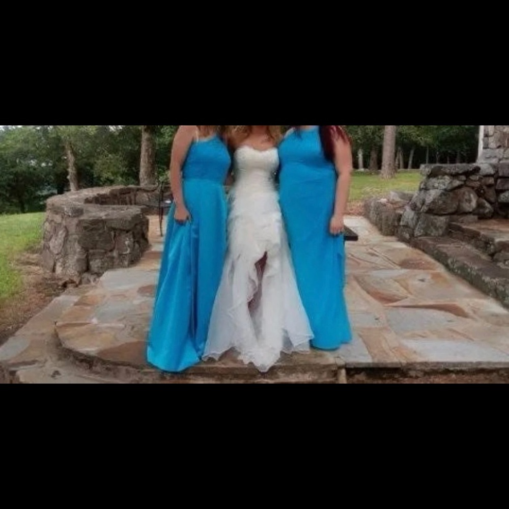 David’s Bridal Bridesmaid Dress Malibu Sz 10
